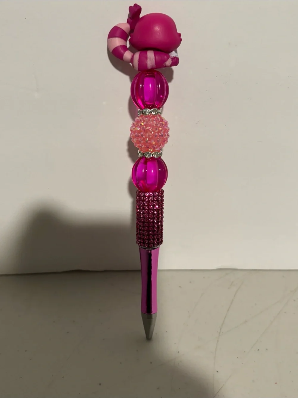 Handmade pen. New no tags Cheshire cat.